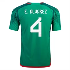 Mexico VM Trøje 2022 E. Alvarez 4 Hjemmebanetrøje
