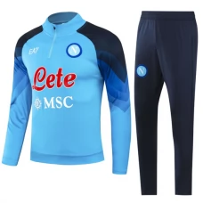 Napoli Træningssæt Børn 2023-24 - 1-4 Zip Blå