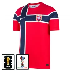 Norge VM Hjemmebanetrøje 2026 med Patch