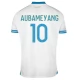 Olympique de Marseille Aubameyang 10 Hjemmebanetrøje 2023-24 Fodboldsæt