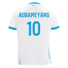 Olympique de Marseille Aubameyang 10 Hjemmebanetrøje 2024-25 Fodboldsæt