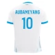Olympique de Marseille Aubameyang 10 Hjemmebanetrøje 2024-25 Fodboldsæt