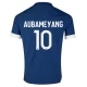 Olympique de Marseille Aubameyang 10 Udebanetrøje 2023-24 Fodboldsæt