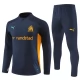 Olympique de Marseille Børn Træningssæt 2024-25 - 1-4 Zip Blå