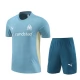 Olympique de Marseille Børn Træningstrøje Sæt 2024-25 - Shorts Blå