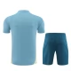 Olympique de Marseille Børn Træningstrøje Sæt 2024-25 - Shorts Blå