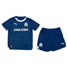 Olympique de Marseille Fodboldsæt Børn 2023-24 Udebanetrøje
