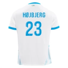 Olympique de Marseille Højbjerg 23 Hjemmebanetrøje 2024-25 Fodboldsæt