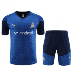 Olympique de Marseille Trænings T-Shirt Sæt 2023-24 - Navy