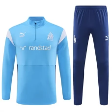 Olympique de Marseille Træningssæt Børn 2023-24 - 1-4 Zip Navy