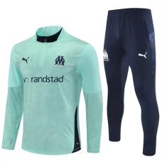 Olympique de Marseille Træningssæt Børn 2025-26 - 1-4 Zip Grøn
