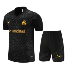 Olympique de Marseille Træningstrøje Sæt Børn 2023-24 - Shorts Sort