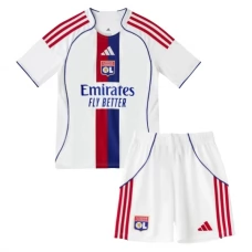 Olympique Lyonnais Børn Hjemmebanetrøje 2025-26 Fodboldsæt