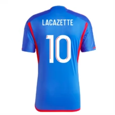 Olympique Lyonnais Lacazette 10 Udebanetrøje 2023-24 Fodboldsæt
