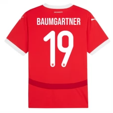 Østrig EM 2024 Baumgartner 19 Hjemmebanetrøje Fodboldsæt