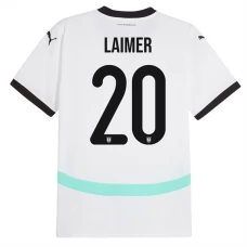 Østrig EM 2024 Laimer 20 Udebanetrøje Fodboldsæt