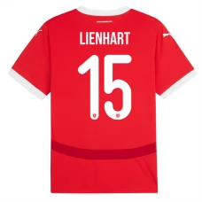 Østrig EM 2024 Lienhart 15 Hjemmebanetrøje Fodboldsæt