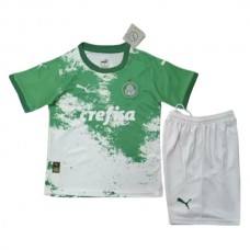 Palmeiras Børn Hjemmebanetrøje Special Edition White 2024-25 Fodboldsæt