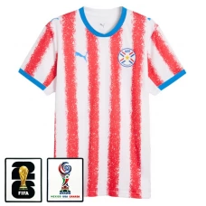 Paraguay VM Hjemmebanetrøje 2026 med Patch