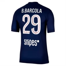 Paris Saint Germain B.Barcola 29 Hjemmebanetrøje 2025-26 Fodboldsæt