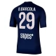 Paris Saint Germain B.Barcola 29 Hjemmebanetrøje 2025-26 Fodboldsæt