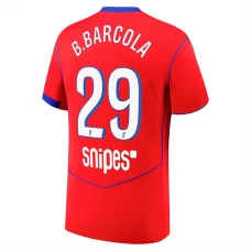 Paris Saint Germain B.Barcola 29 Tredjetrøje 2025-26 Fodboldsæt