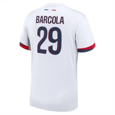 Paris Saint Germain B.Barcola 29 Udebanetrøje 2025-26 Fodboldsæt