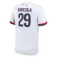 Paris Saint Germain B.Barcola 29 Udebanetrøje 2025-26 Fodboldsæt