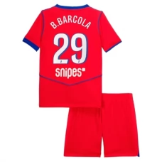 Paris Saint Germain Børn B.Barcola 29 Tredjetrøje 2025-26 Fodboldsæt