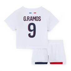 Paris Saint Germain Børn G.Ramos 9 Udebanetrøje 2024-25 Fodboldsæt