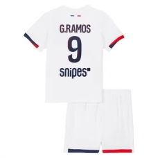 Paris Saint Germain Børn G.Ramos 9 Udebanetrøje 2025-26 Fodboldsæt
