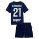 Paris Saint Germain Børn L.Hernandez 21 Hjemmebanetrøje 2025-26 Fodboldsæt