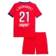 Paris Saint Germain Børn L.Hernandez 21 Tredjetrøje 2025-26 Fodboldsæt