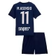 Paris Saint Germain Børn M.Asensio 11 Hjemmebanetrøje 2025-26 Fodboldsæt