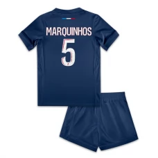 Paris Saint Germain Børn Marquinhos 5 Hjemmebanetrøje 2024-25 Fodboldsæt