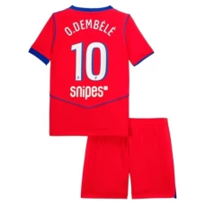 Paris Saint Germain Børn O.Dembélé 10 Tredjetrøje 2025-26 Fodboldsæt