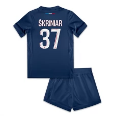 Paris Saint Germain Børn Skriniar 37 Hjemmebanetrøje 2024-25 Fodboldsæt