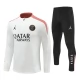 Paris Saint Germain Børn Træningssæt 2024-25 - 1-4 Zip Hvid Pink