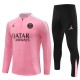 Paris Saint Germain Børn Træningssæt 2024-25 - 1-4 Zip Pink