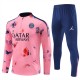 Paris Saint Germain Børn Træningssæt 2024-25 - 1-4 Zip Pink