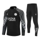 Paris Saint Germain Børn Træningssæt 2025-26 - 1-4 Zip Sort Champions League