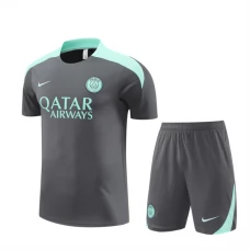 Paris Saint Germain Børn Træningstrøje Sæt 2024-25 - Shorts Grå