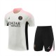 Paris Saint Germain Børn Træningstrøje Sæt 2024-25 - Shorts Hvid Pink