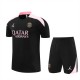 Paris Saint Germain Børn Træningstrøje Sæt 2024-25 - Shorts Sort Pink