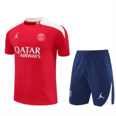 Paris Saint Germain Børn Træningstrøje Sæt 2025-26 - Shorts Rød