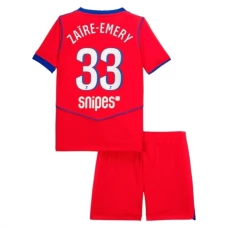Paris Saint Germain Børn Zaïre-Emery 33 Tredjetrøje 2025-26 Fodboldsæt