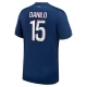 Paris Saint Germain Danilo 15 Hjemmebanetrøje 2024-25 Fodboldsæt