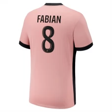 Paris Saint Germain Fabian 8 Tredjetrøje 2024-25 Fodboldsæt