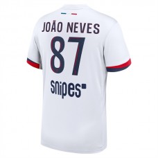 Paris Saint Germain João Neves 87 Udebanetrøje 2025-26 Fodboldsæt