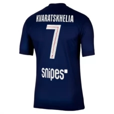Paris Saint Germain Kvaratskhelia 7 Hjemmebanetrøje 2025-26 Fodboldsæt